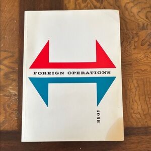 *VINTAGE* Foreign Operations 1958 Red and Blue Booklet